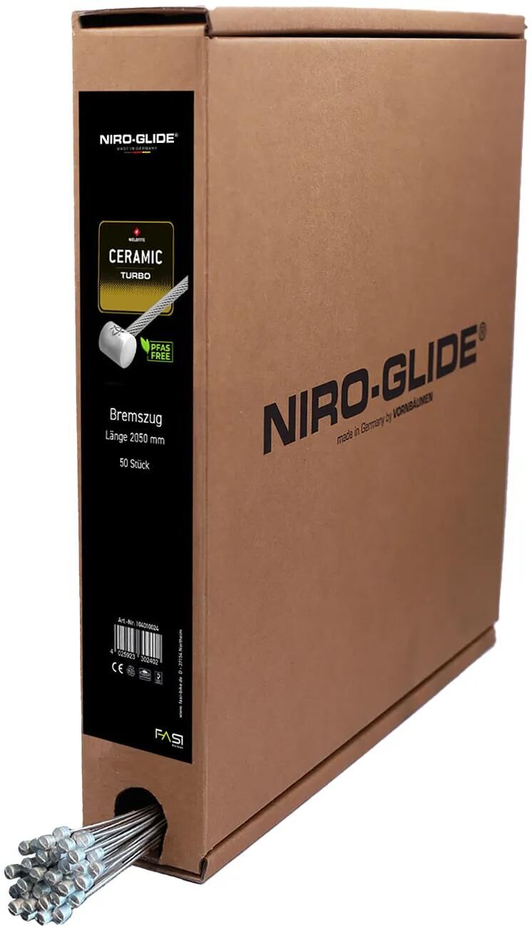 Niro-Glide Bremsinnenkabel Turbo Niro Glide Keramikbremsen UG Rollennippel 2050 mm