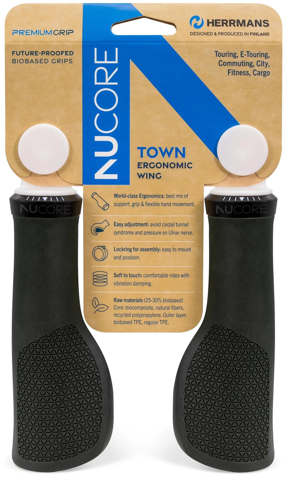 Herrmans Griffset Nucore Town Peak 130 130 mm schwarz