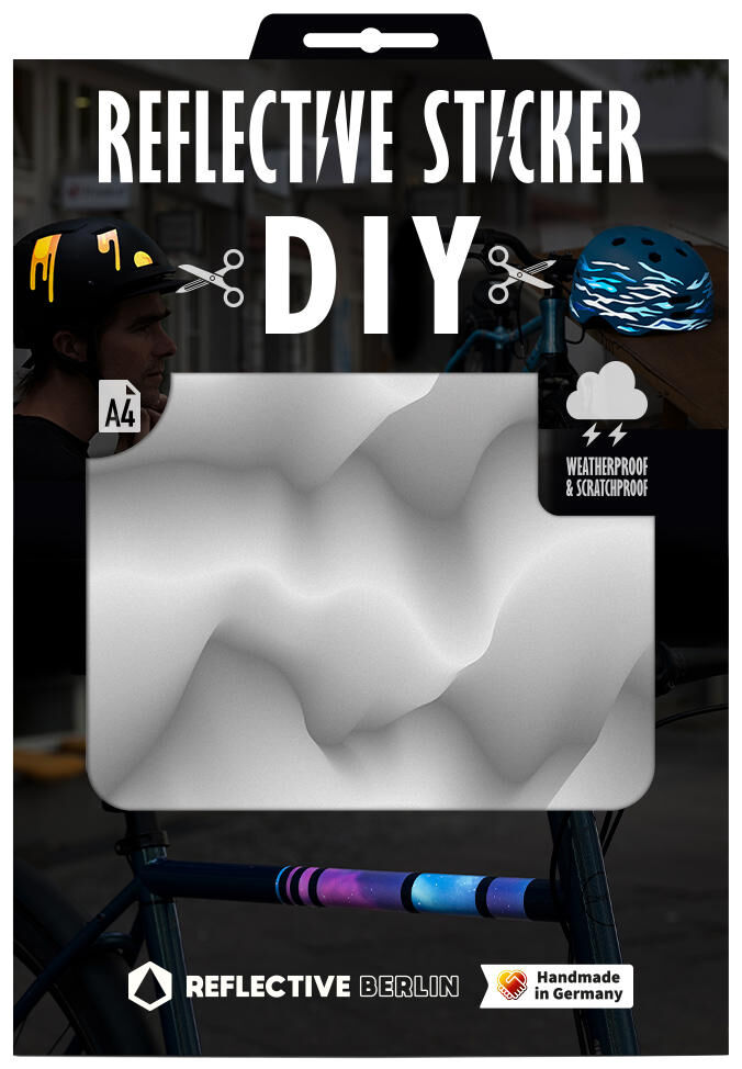 Reflektierende Berlin-Reflexaufkleber diy refl. Aufkleber ref.berlin diy Abgrund Eisberg