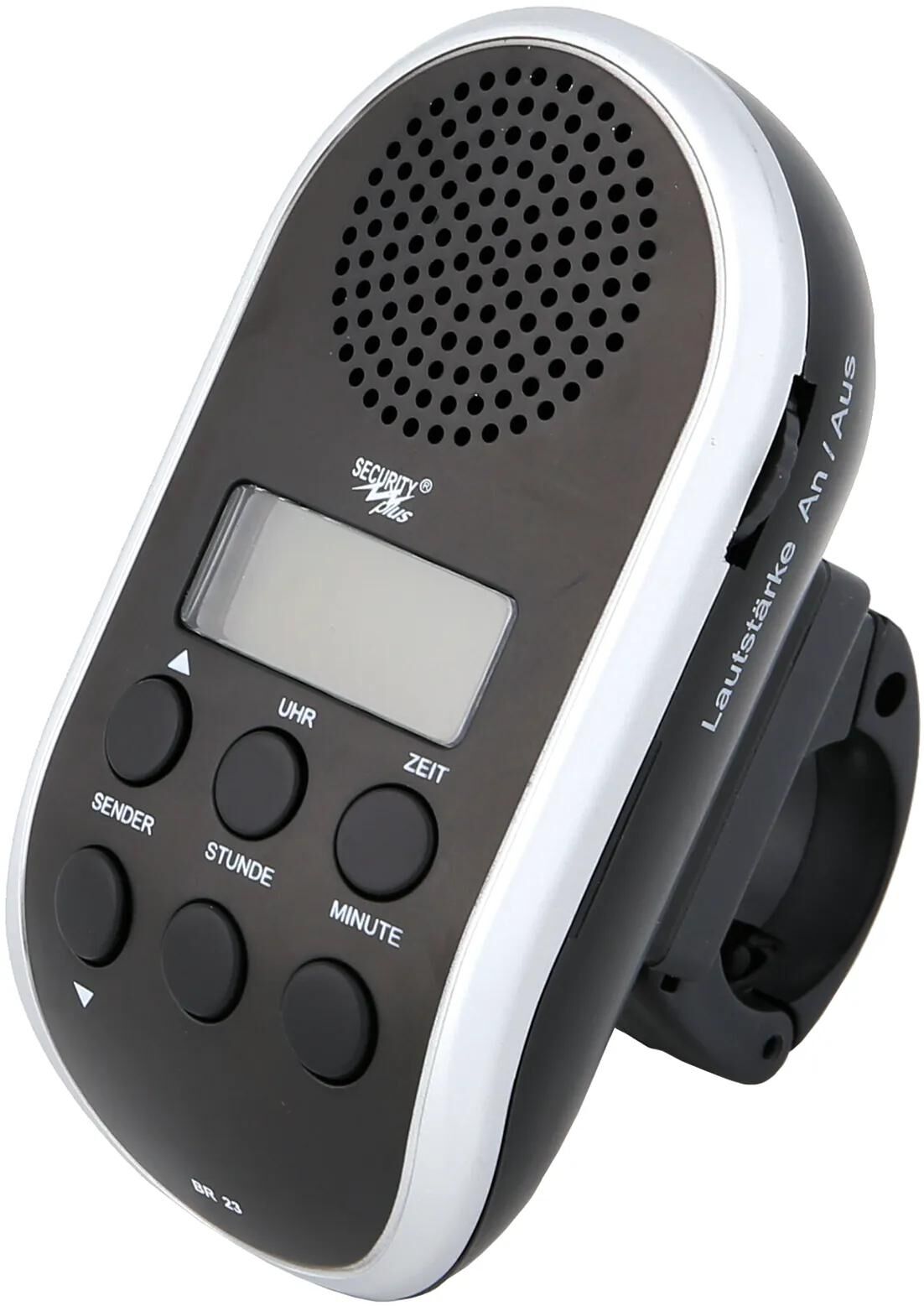 Security Plus Fahrradradio BR23 Fahrradradio BR23 Schwarz Silber
