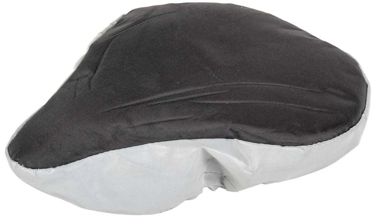 M-Wave Sattelbezug Sattel Regenschutz Universal Schwarz Reflex
