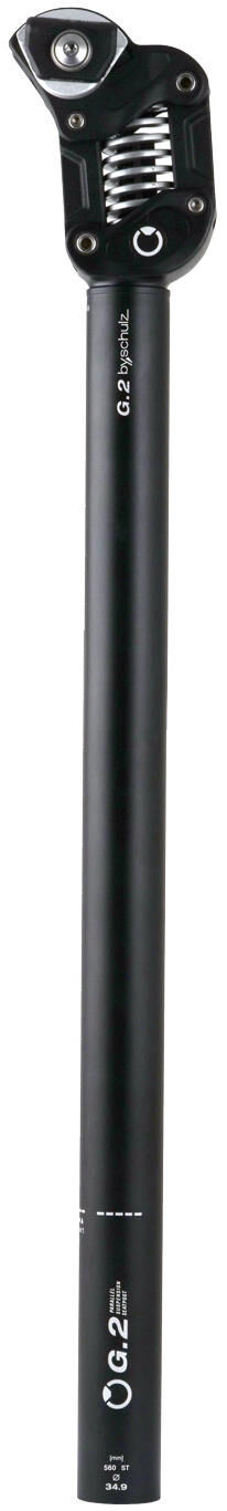 Von Schulz gefederte Parallelogramm-Sattelstütze g.2 Stk. par.su.Sattelstütze g.2 Stk. 34,9x350mm ex.hart