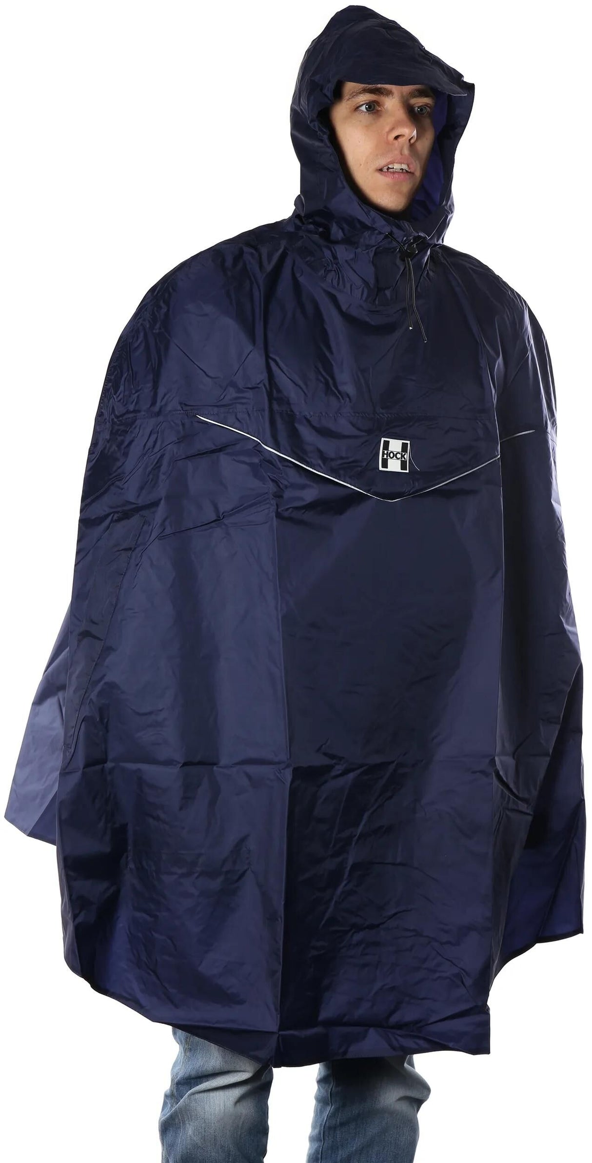 Hock Regencape Regenlichtponcho Regenlicht Größe XL Marineblau