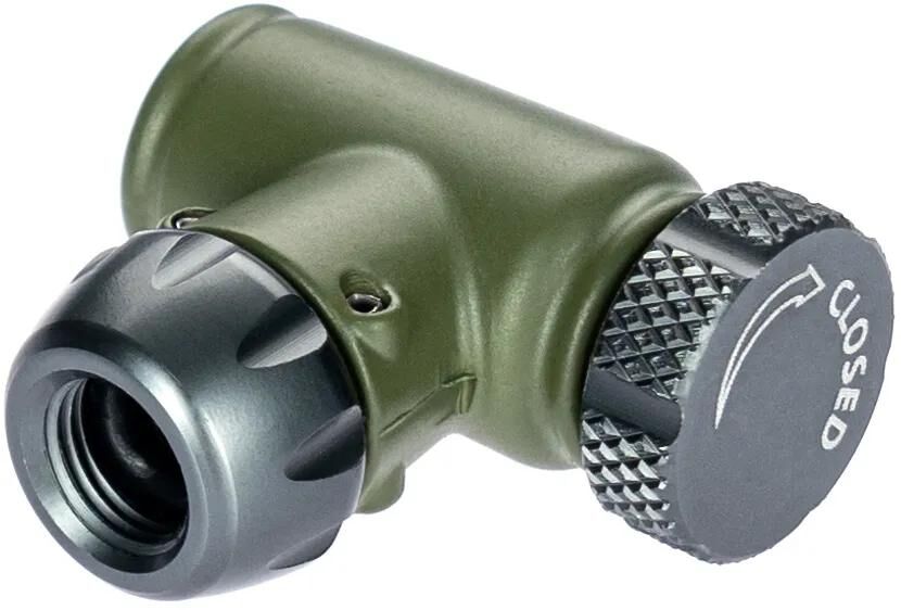 Silca eolo iv CO2-Kartuschenaufsatz CO2-Kartusche. Pumpe Eolo iv grün grau