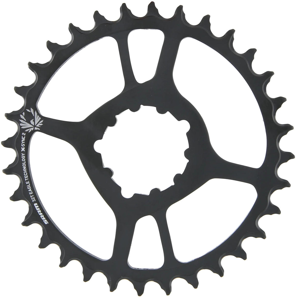 Sram Kettenblatt X-Sync 2 Kettenblatt X-Sync2 32 Zähne Stahl schwarz