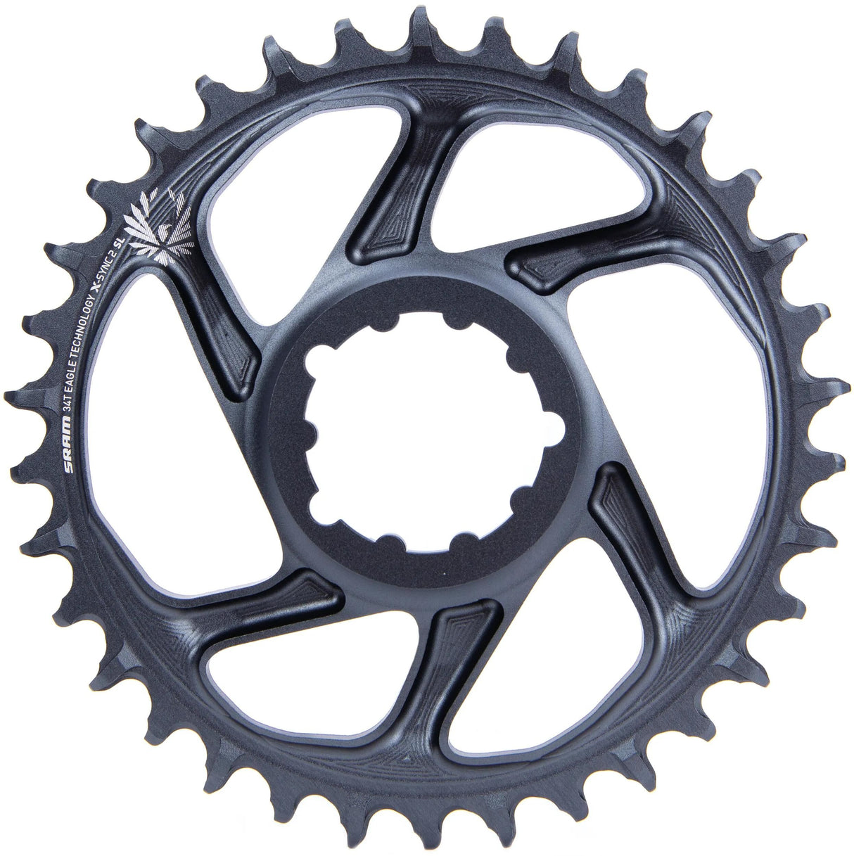 Sram Kettenblatt x-sync2 sl Kettenblatt x-sync2 sl 34t. Aluminium mondgrau