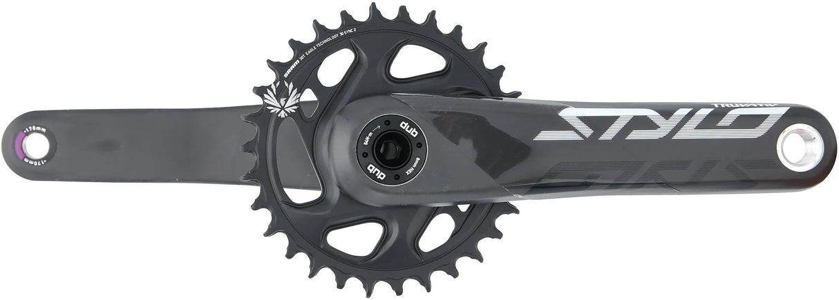 Truvativ Kurbelgarnitur Stylo Carbon Eagle Kurbelgarnitur Stylo Car.Eagle 30t.Dub Fatbike