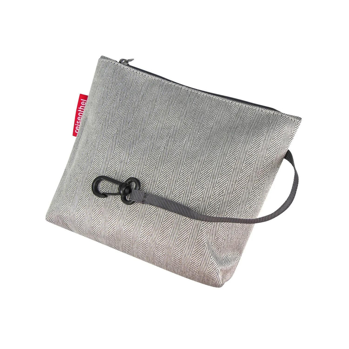 Rixen Kaul Shopper Bag Bikebasket Einkaufstasche Bikebasket Herringbone Grau