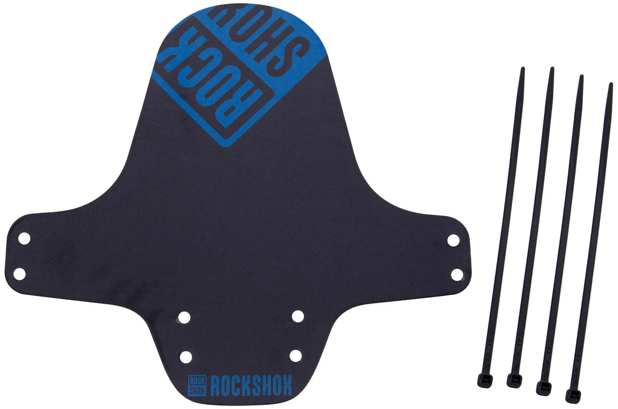 RockShox Schmutzfänger, Vorderrad-Kotflügel, Clip-on-Kotflügel RS, schwarz, blau glänzend