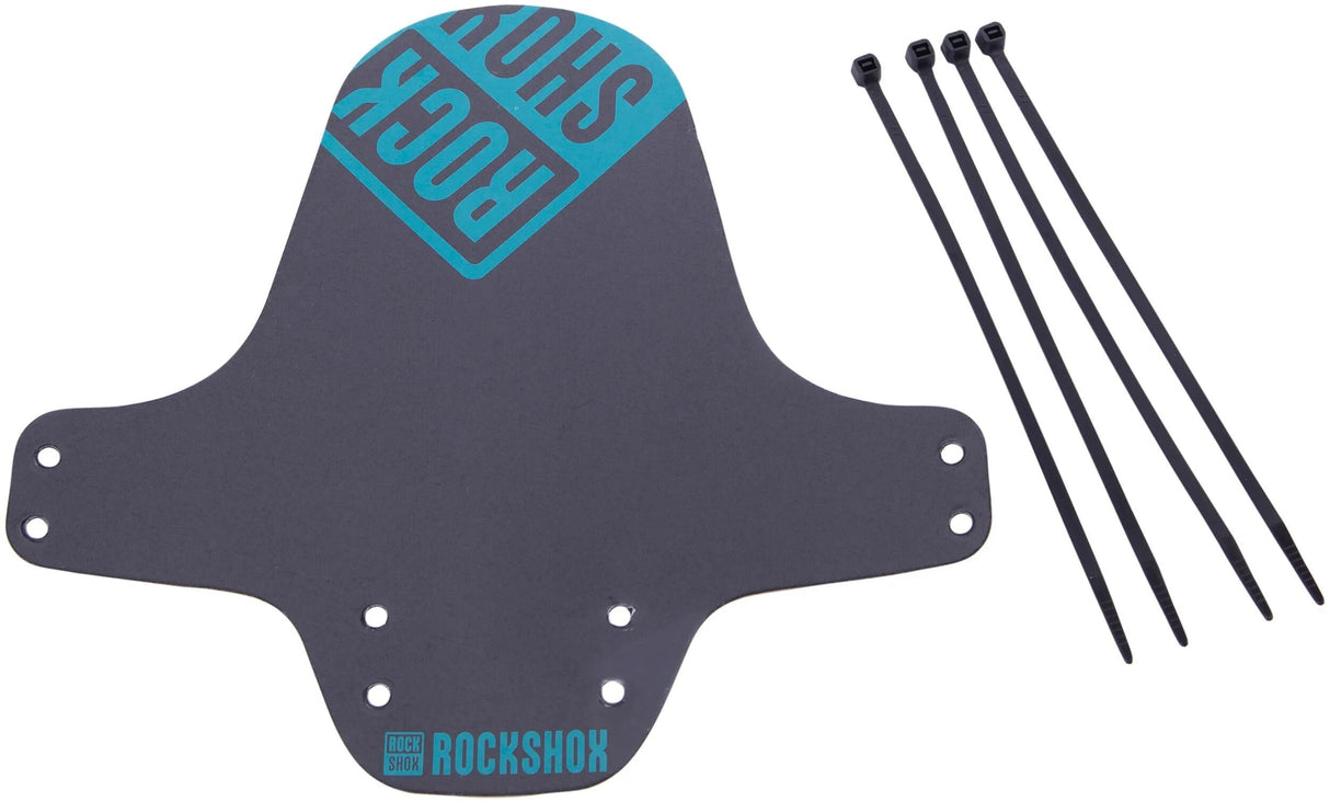 RockShox Schmutzfänger, Vorderrad-Kotflügel, Clip-on-Kotflügel RS, schwarz, blau-grün