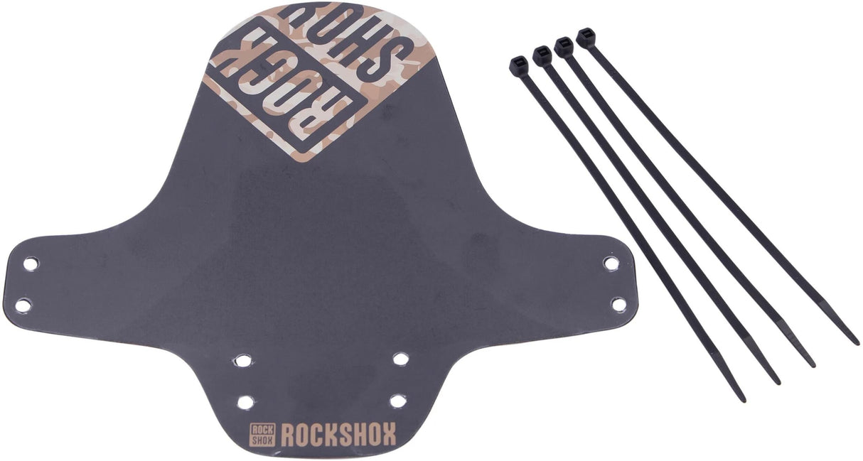 RockShox Schmutzfänger, Vorderrad-Kotflügel, Clip-on-Kotflügel RS, schwarz, tarnbraun