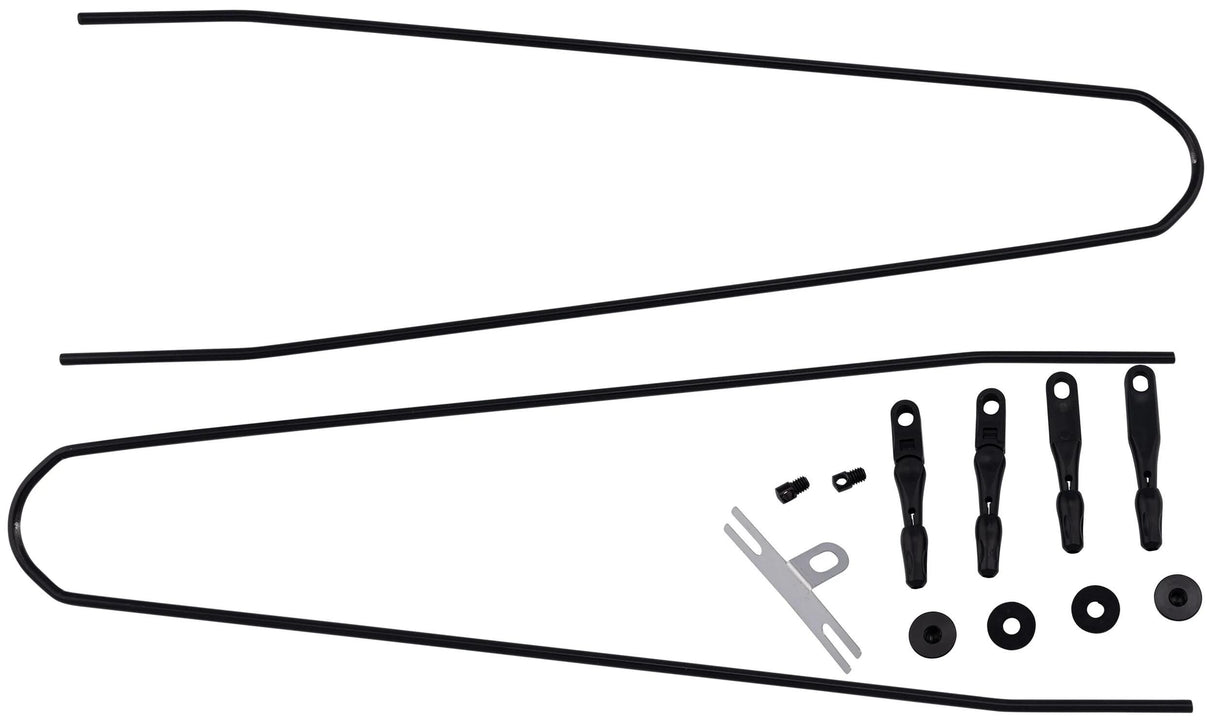 Contec Kotflügelstreben Montageset Splash Protect DLX CT Strut Set f. Spritzschutz dlx 41mm schwarz