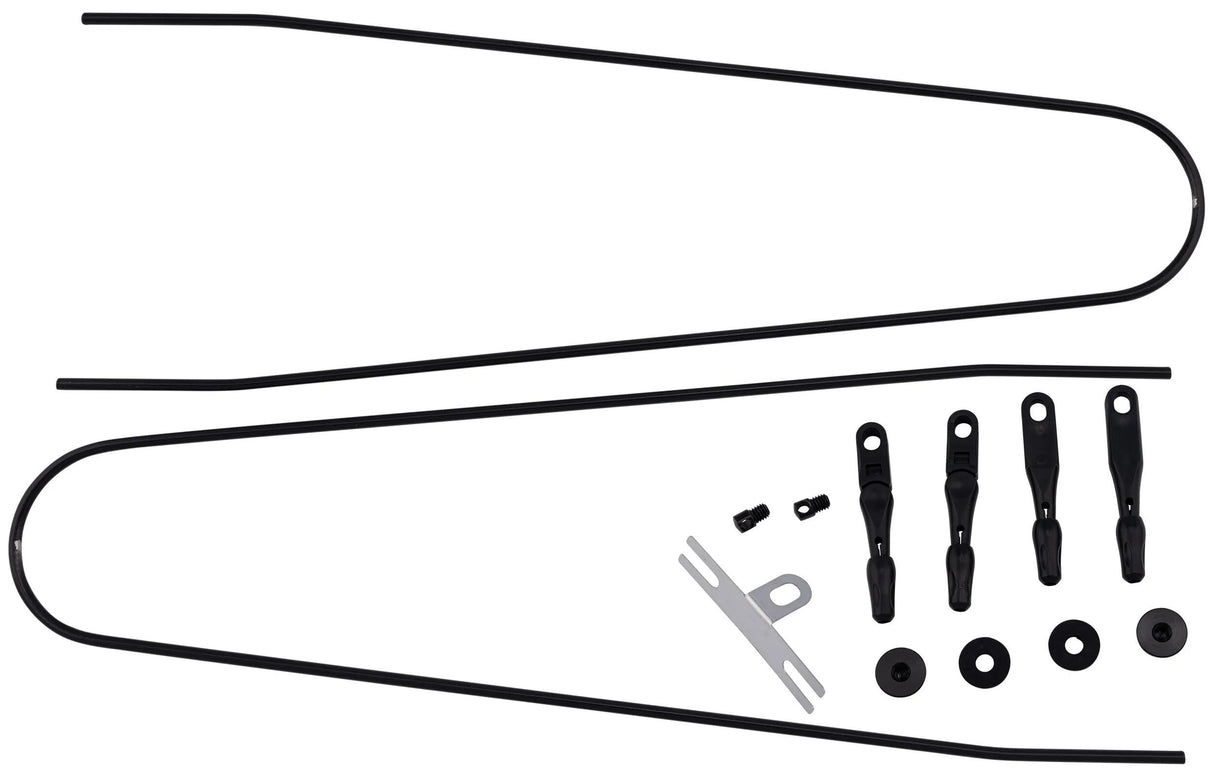 Contec Kotflügelstreben Montageset Splash Protect DLX CT Strut Set f. Spritzschutz dlx 48 55mm schwarz