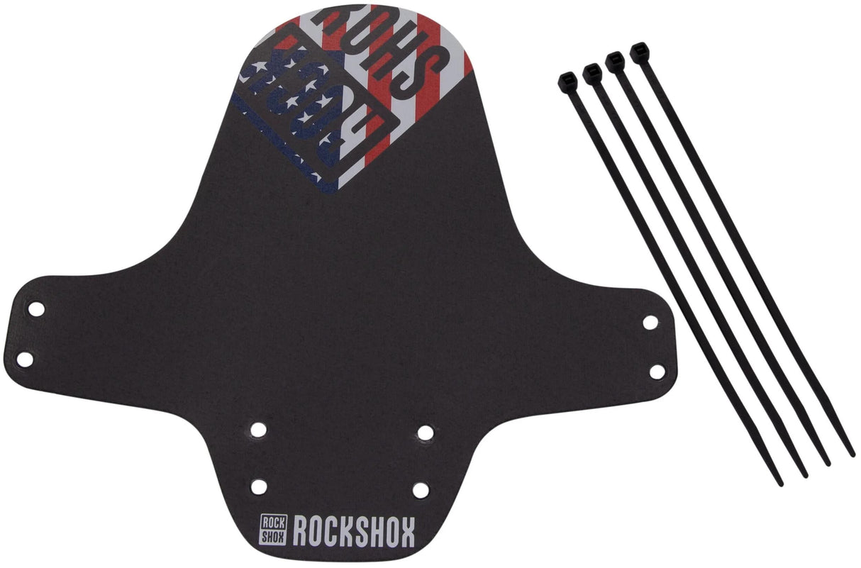 RockShox Schmutzfänger, Vorderrad-Kotflügel, Clip-on-Kotflügel RS, schwarz, Flagge verwenden