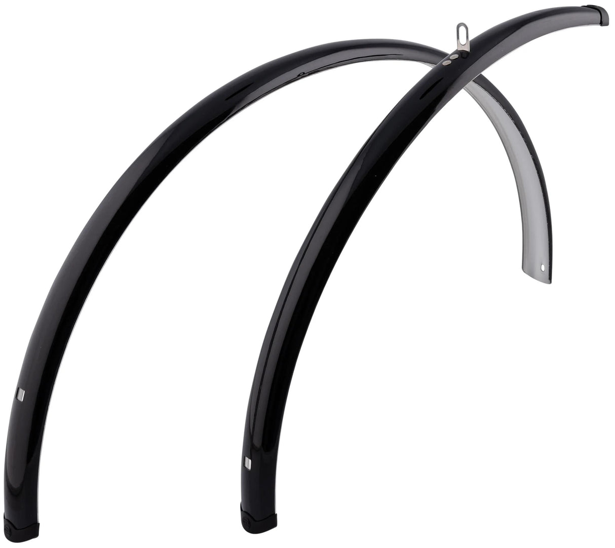 Contec Kotflügelset Spritzschutz CT Kotflügel Spritzschutz 28 42mm schwarz glänzend