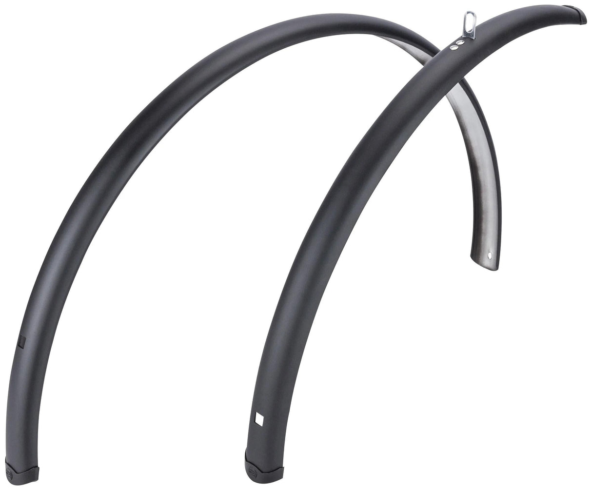 Contec Kotflügelset Spritzschutz CT Kotflügel Spritzschutz 28 42mm schwarz matt