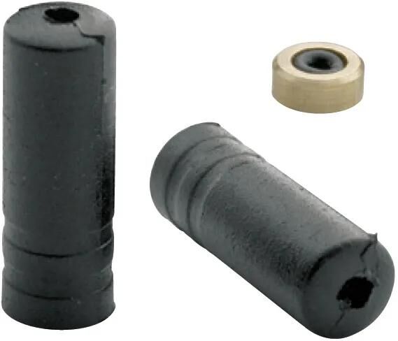 ELVEDES Kabelhut 4,3 mm PVC Schwarz versiegelt (100.)