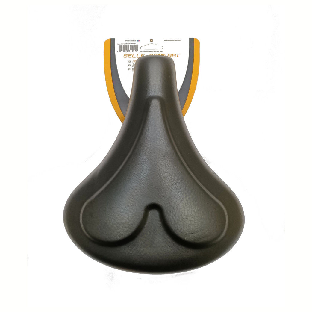 Selle Komfort Sadel City Gel Herz ohne Schlinge