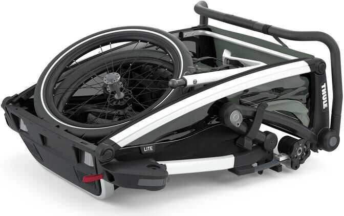 Thule Fahrrad-Kinderanhänger Chariot Lite Double. Kinderanhänger Chariot Lite 2 aga.grün