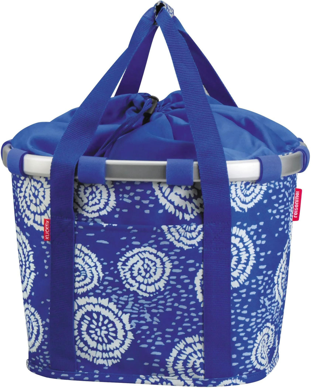 Rixen Kaul Shopper Bag Bikebasket Shop.bag R K Bikebasket Batik Strong Blue
