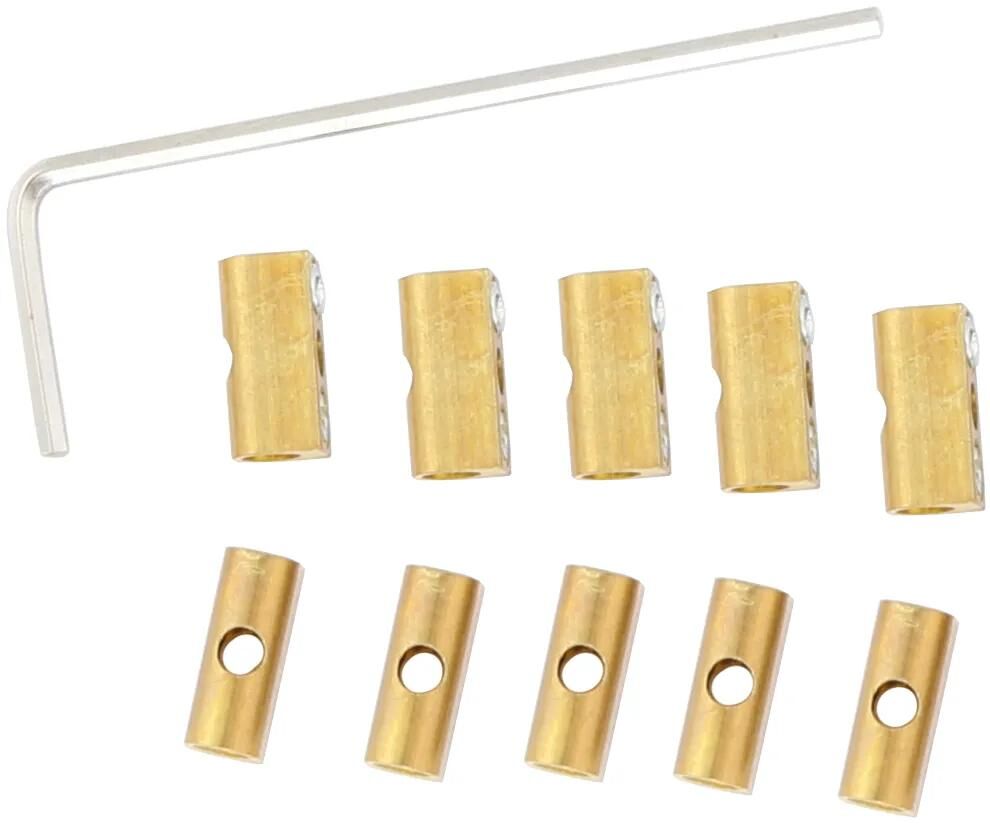 Ritzel-Kabelklemmen-Werkstatt-Set, 1 Inbusschlüssel, 10 Stück. Glanzklemmen