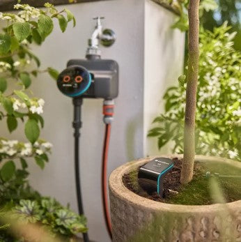 Gardena smart dual water control besproeiingscomputer (grijs turquoise, 19034-20)
