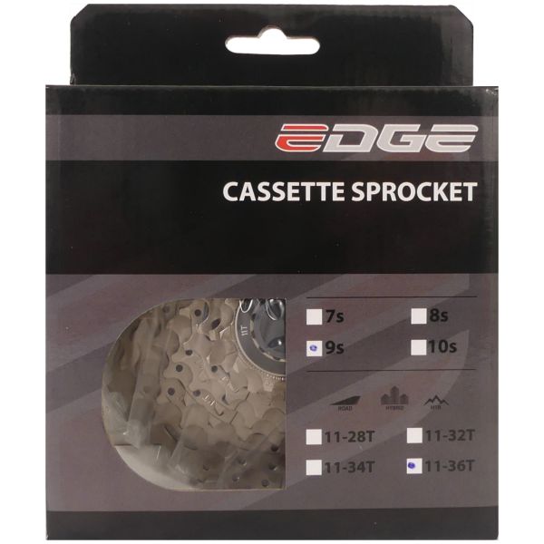 Kantenkassette 9 Speed CS-M5009 11-36T Silber