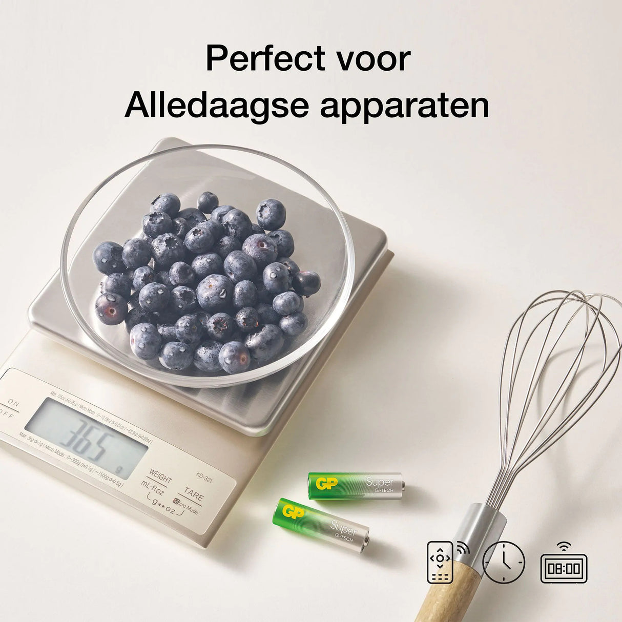 GP Super-Alkali-AA-Batterien, 4 Stück