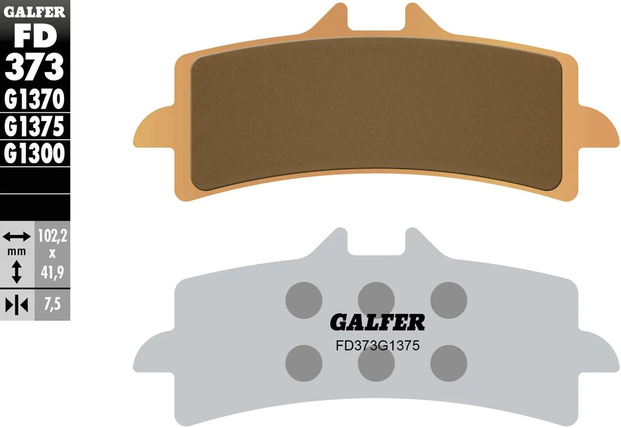 Galfer Bremsbeläge fd373 Bremsbelag fd373 g1375 Sint.Metal str. sp.