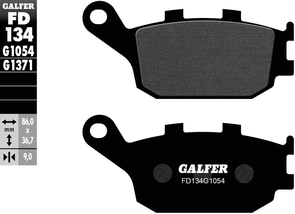 Galfer Bremsbeläge fd134 Bremsbelag fd134 g1054 organisch