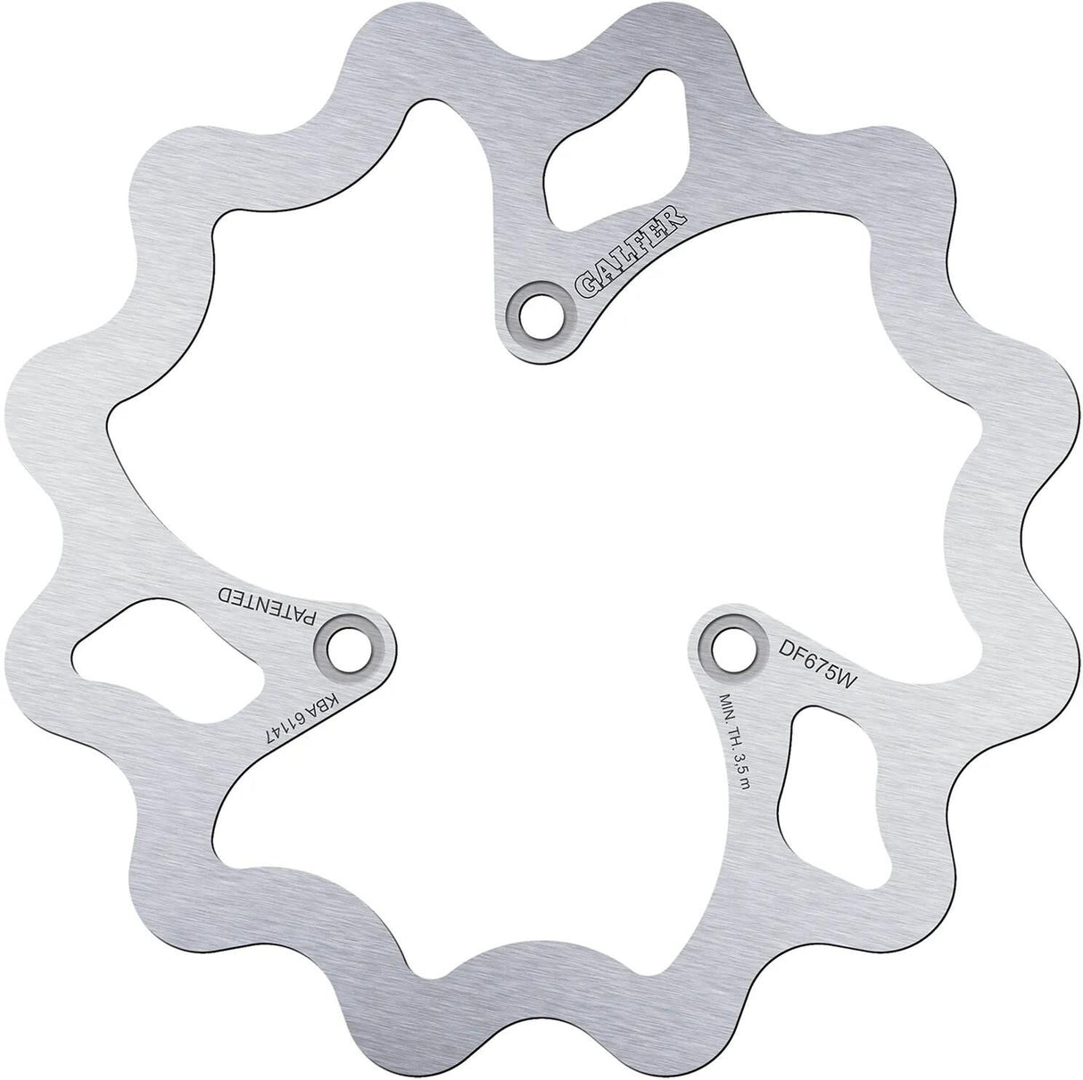 Galfer Wave-Bremsscheibe DF675 Rotor DF675 Typ W starr
