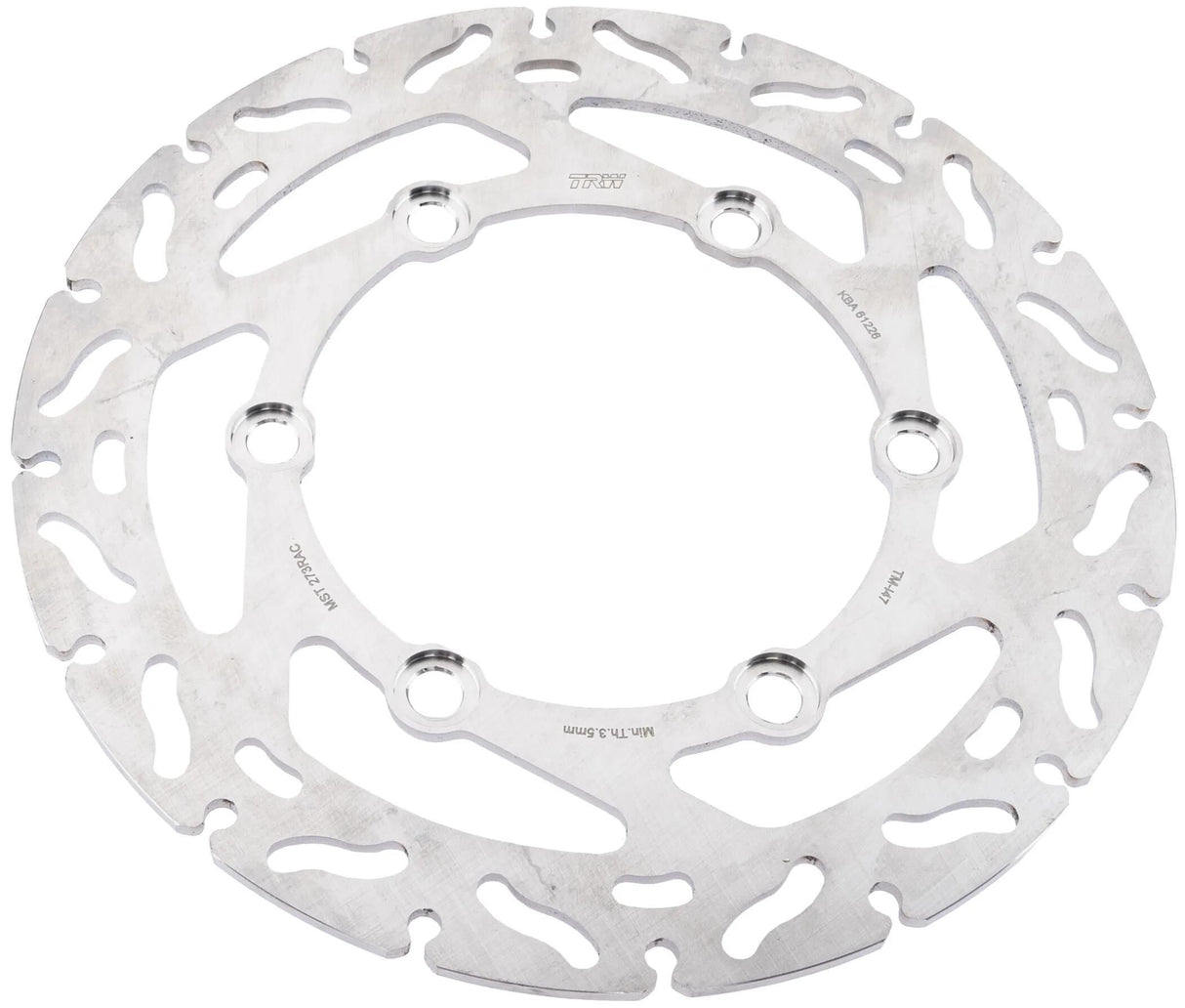 TRW-Bremsscheibe mst273rac. Rotor mst273rac starr