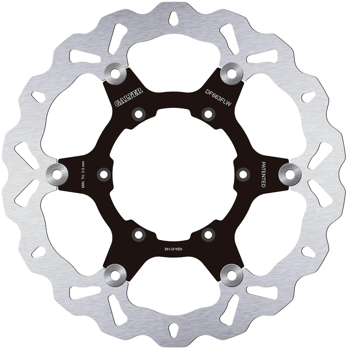 Galfer Wave-Bremsscheibe DF663 Rotor DF663 FLW schwimmend im Gelände