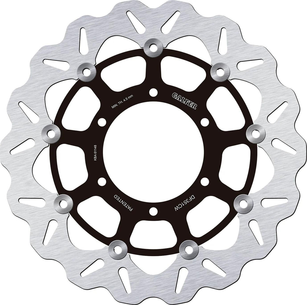 Galfer Wave-Bremsscheibe DF351 Rotor DF351 Typ CW schwimmend