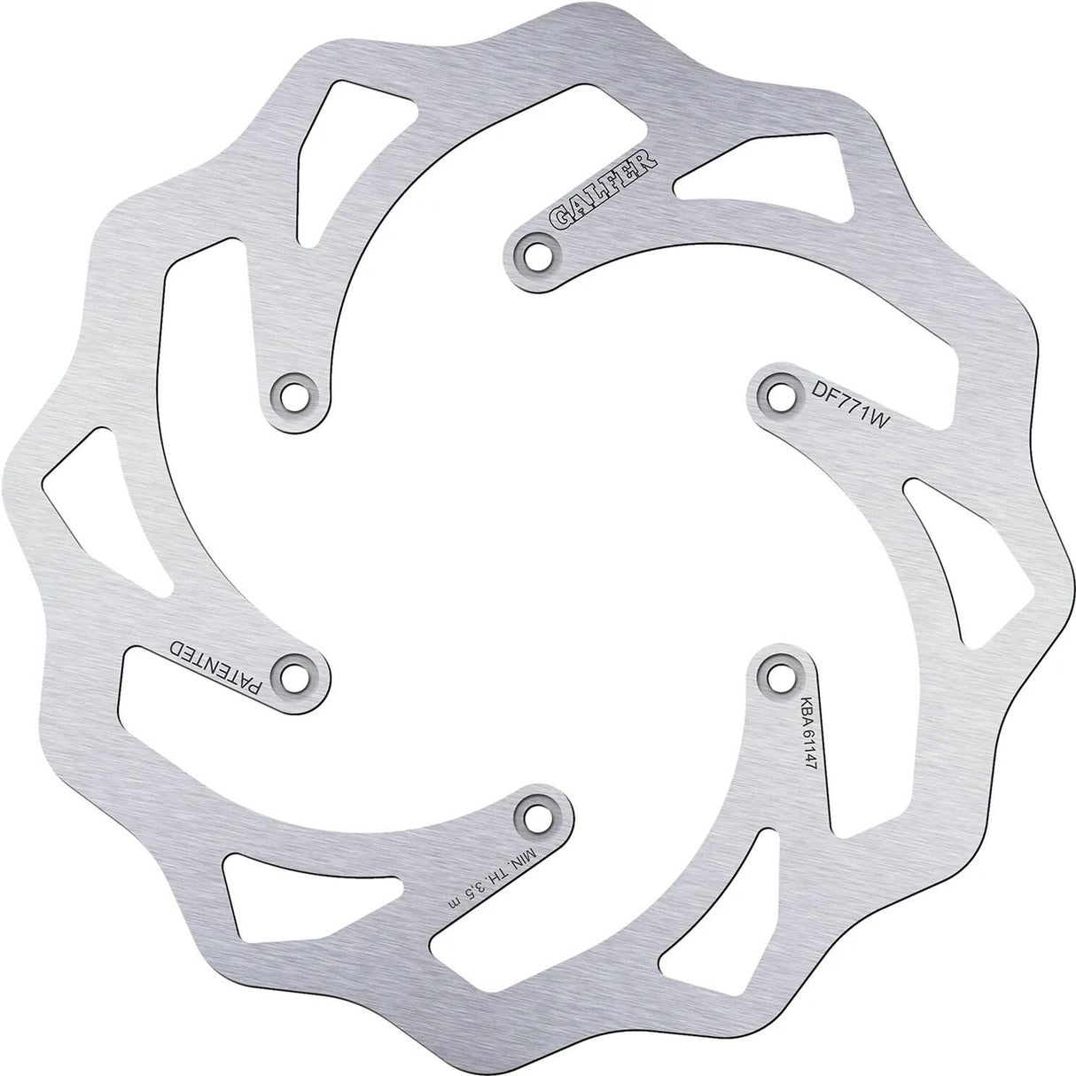 Galfer Wave-Bremsscheibe DF771 Rotor DF771 Typ W starr