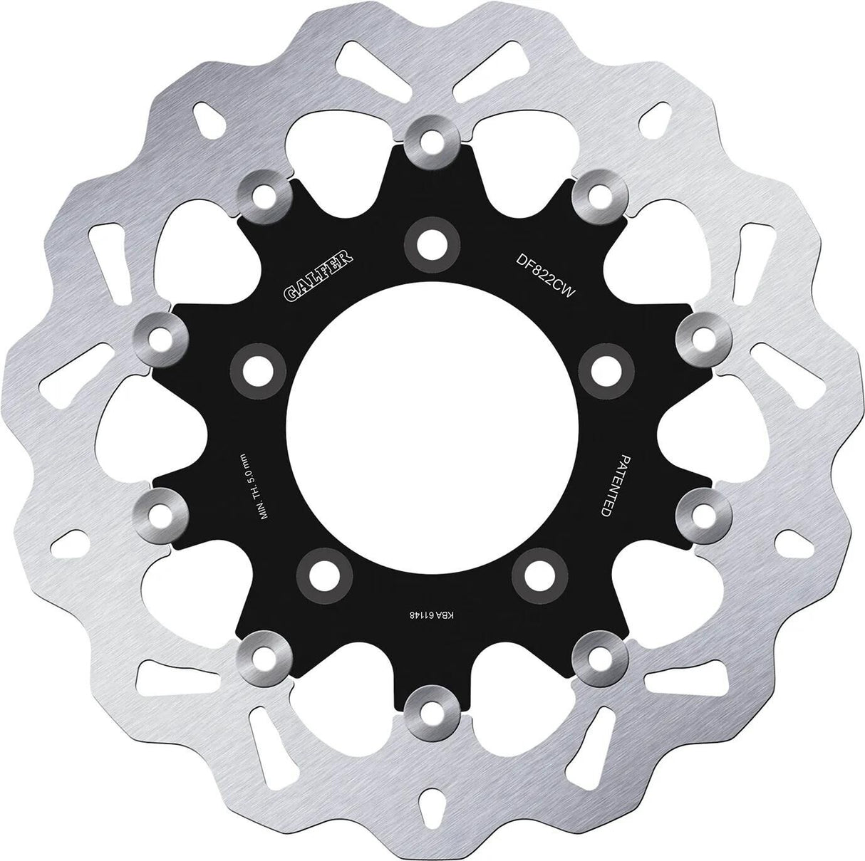 Galfer Golf Bremsscheibe DF822 Rotor DF822 Typ CW schwimmend