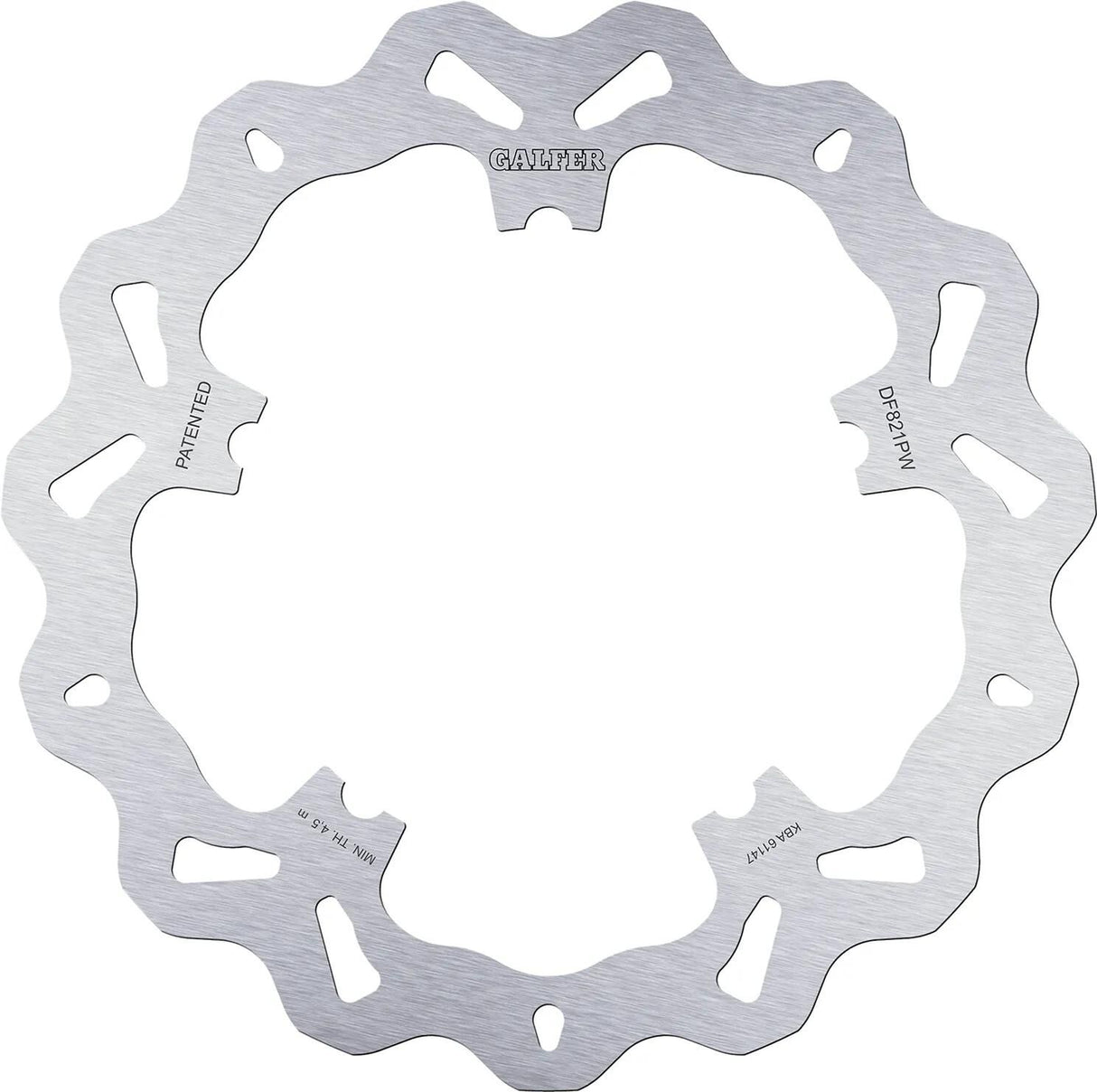 Galfer Golf Bremsscheibe DF821 Rotor DF821 Typ PW starr