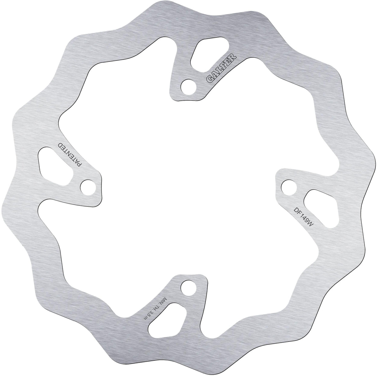 Galfer Golf Bremsscheibe DF149 Wave Rotor DF149 Typ W Offroad starr