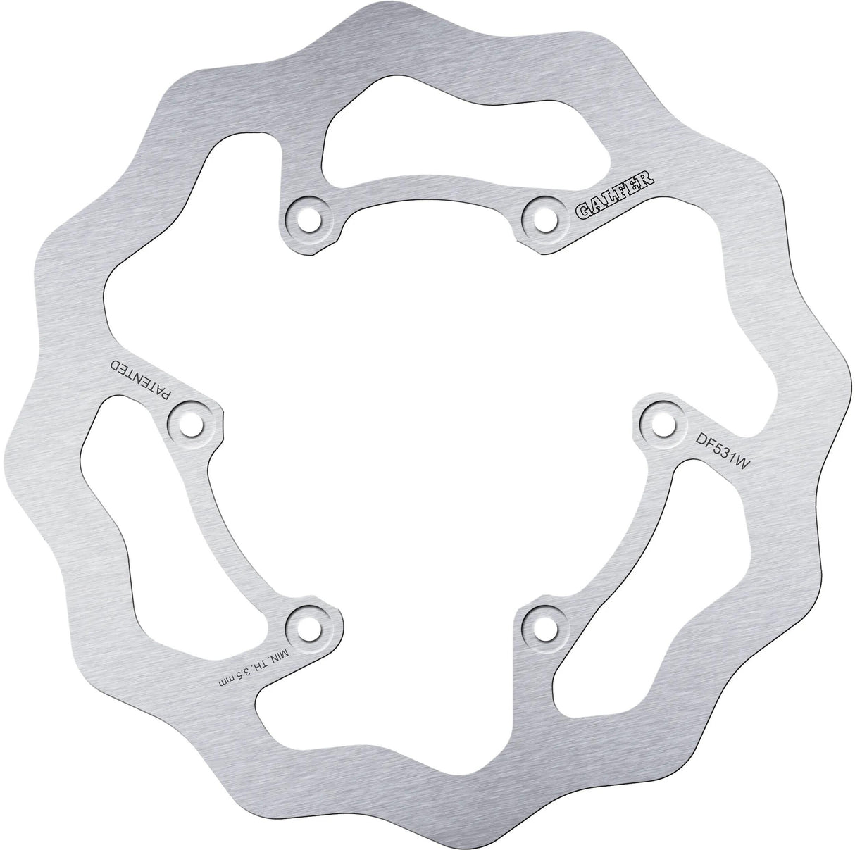 Galfer Golf Bremsscheibe DF531 Wave Rotor DF531 Typ W Offroad starr