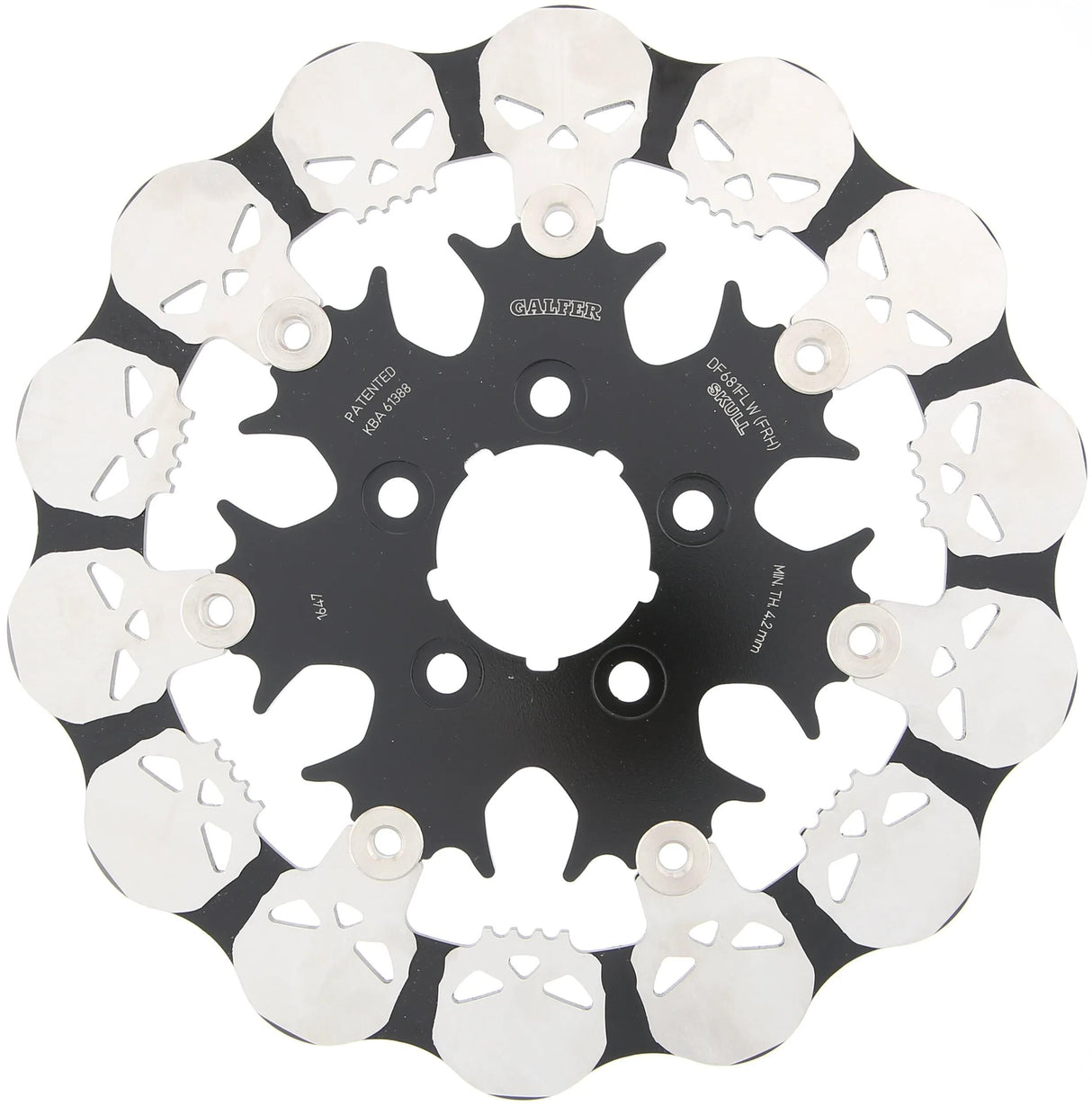 Galfer Bremsscheibe DF681 Rotor DF681 FRH Totenkopf schwimmend