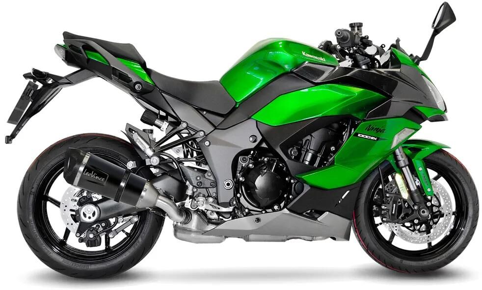 Leovince Schalldämpfer SBK Factory S Black Edition Schalld Leo Slipon Fact.S SW