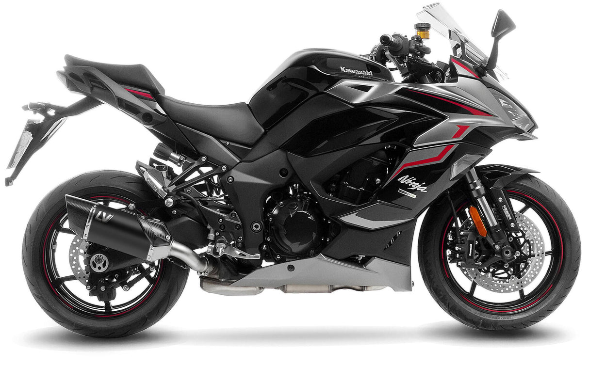 Leovince Schalldämpfer SBK LV-14 R Black Edition Schalldämpfer Leo Slipon LV-14 R SW