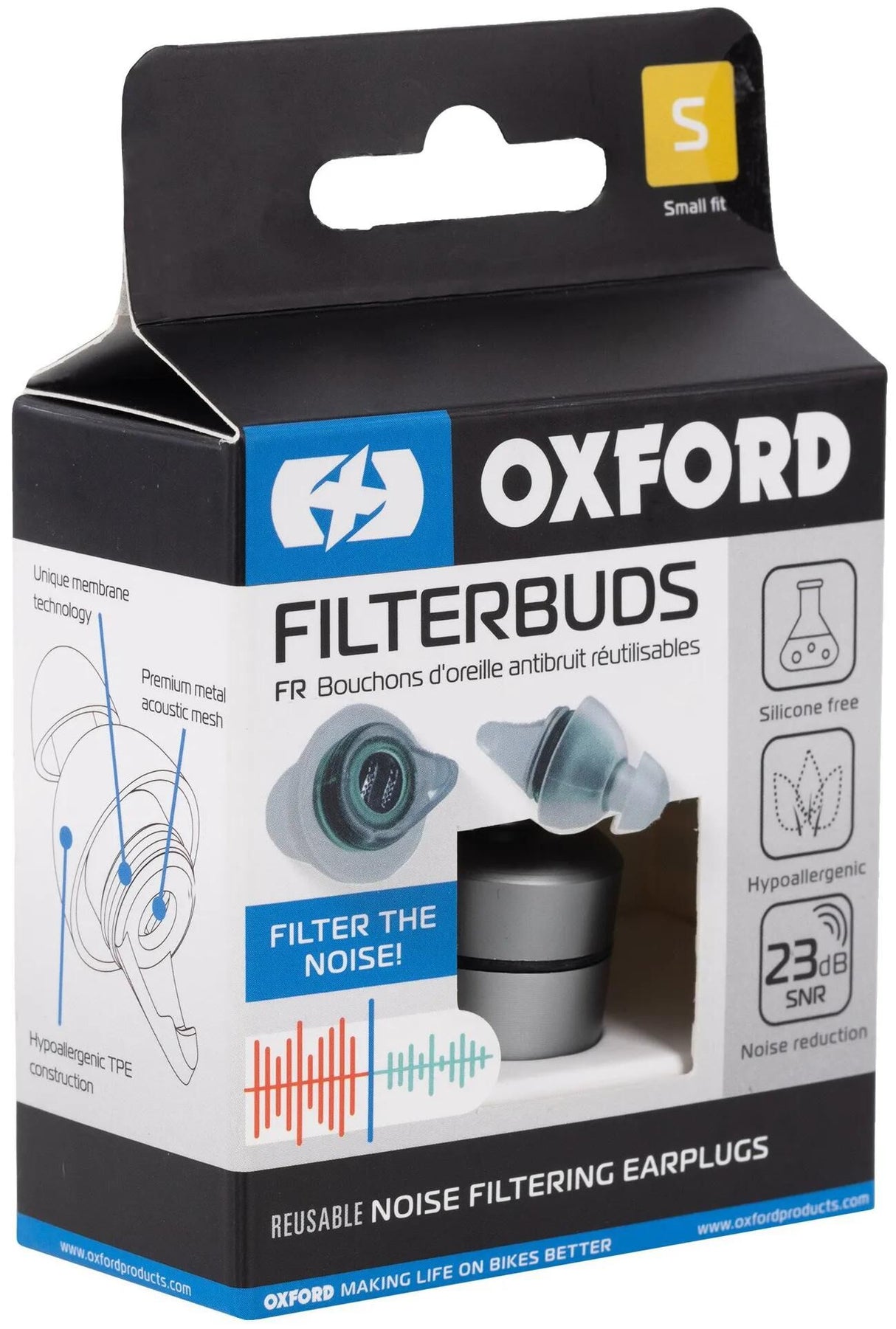Oxford-Ohrstöpsel filtern Knospen. Gehörschutz-Filterknospen, kleine Passform