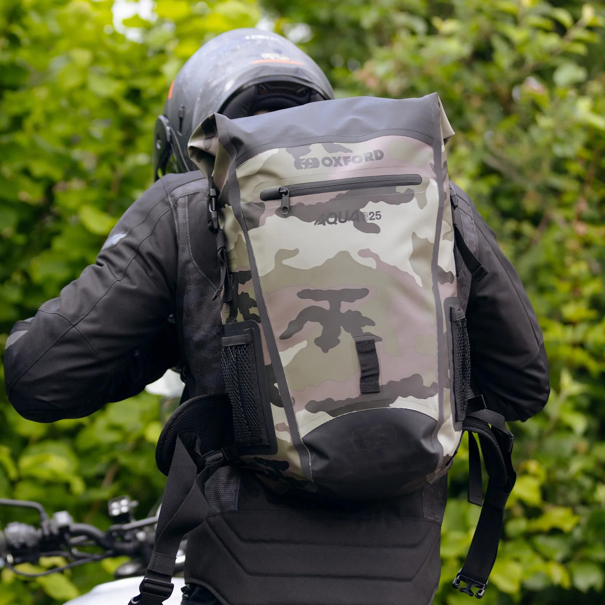 Oxford Aqua B 25 Rucksack Rucksack Aqua B25 Camo Schwarz 25l