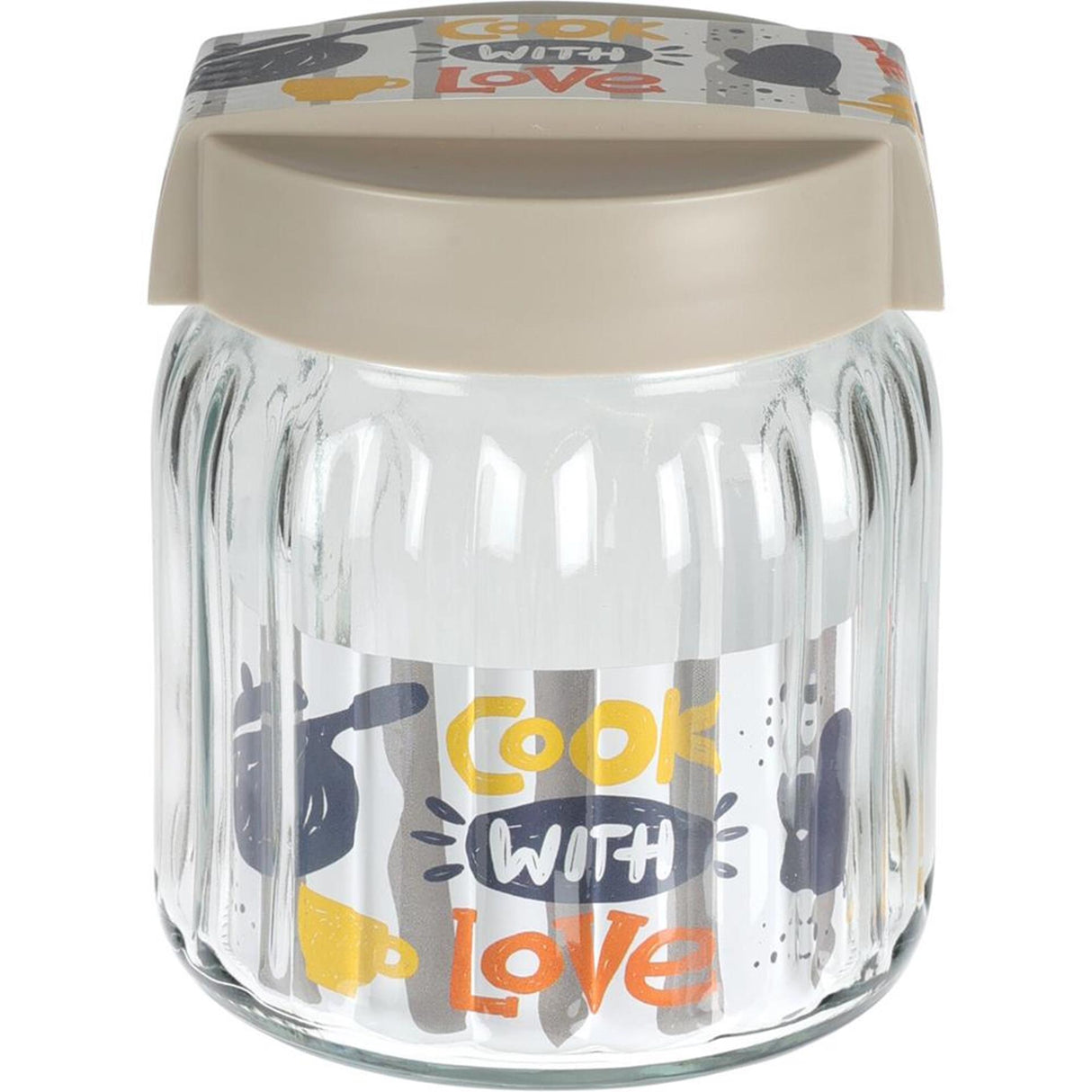 Ausgezeichnetes Vorratsglas für Haushaltswaren, 1 l, mit Deckel