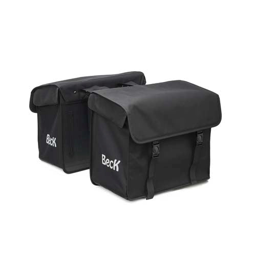 Tas dubbel beck canvas medium 48l. zwart