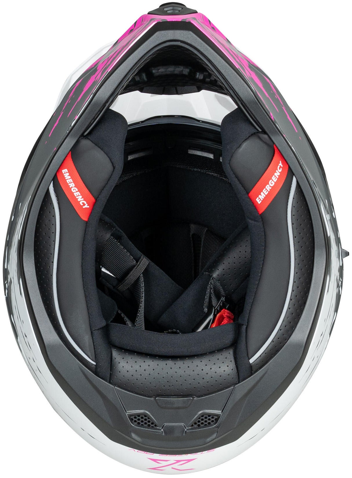 Spec-x Enduro-Helm SX-62.01 R1 Stinger Adv Helm Spac-X SX-62.01 R1 Stinger Adv M Weiß Rosa
