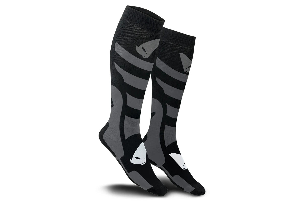 Ufo Piss-Socken Offroad-Socken Ufo kurz schwarz grau Gr. l