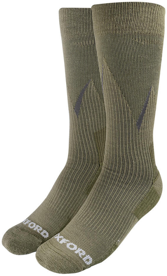 Oxford-Socken Merino-Oxsocks Merino-Socken Khaki Größe S