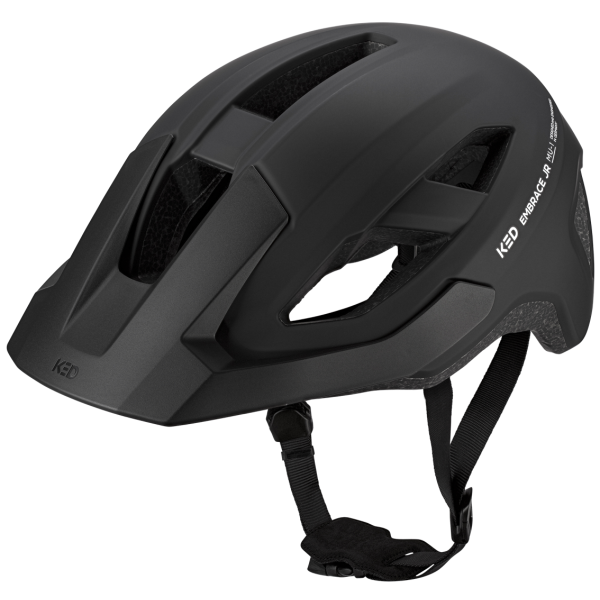 Ked Fahrradhelm Embrace Jr S-M (52–58 cm) – mattschwarz